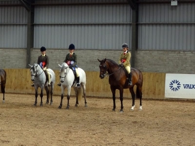 Poppy - In the line up waiting for Ridden Championship results IPS Summer Show 2012